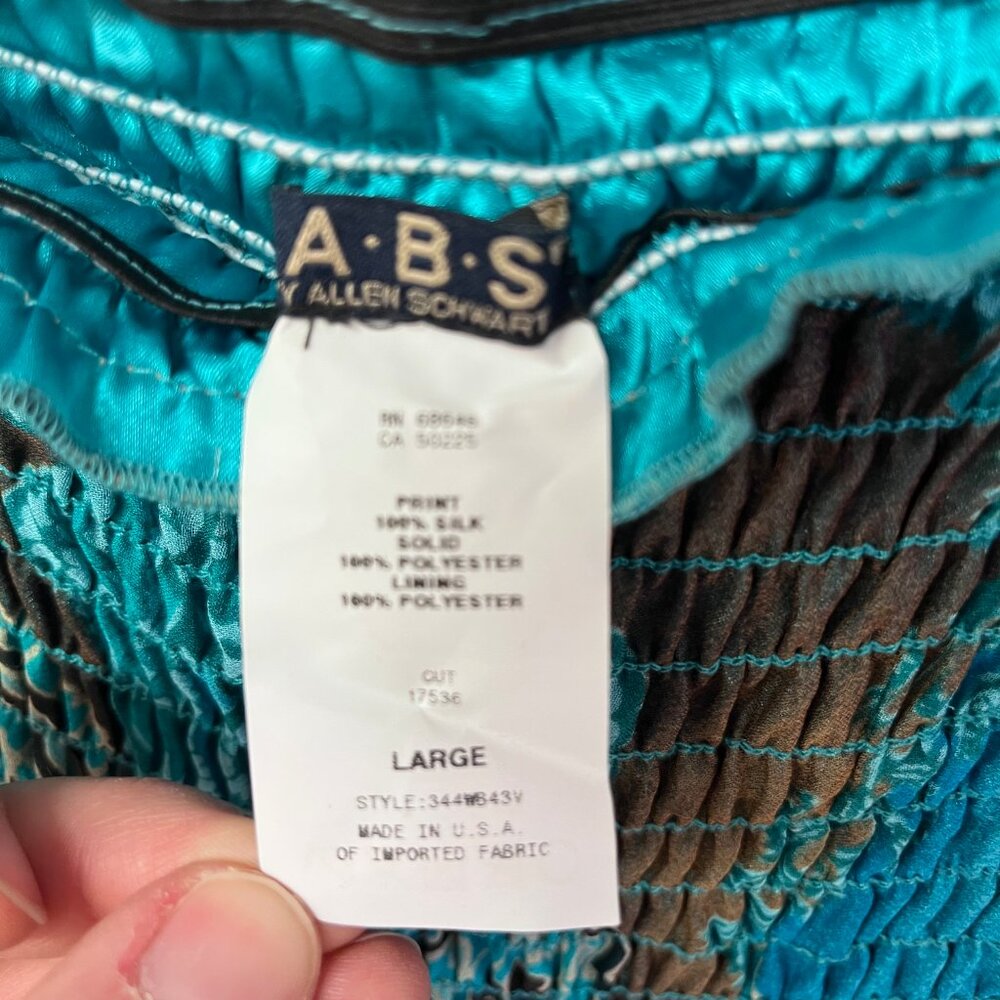ABS by Allen Schwartz Vintage Dress L - Picture 4 of 8